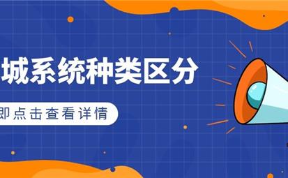 網(wǎng)上商城系統(tǒng)的區(qū)別有哪些？
